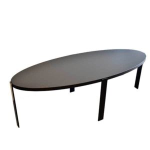 Ansager AM573 ovalt sofabord - sort