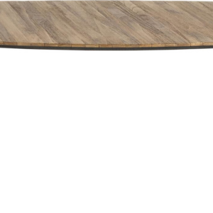 Sofabord/loungebord Studio White Gualdo, ovalt stengrå teakfinér med sorte jernben, 80x39x42 cm